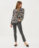 Elanor Silk Top, Onyx Irisistable-Lilly Pulitzer