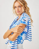 Lilly x Saint James Garde Cote MC Top, Azure-Lilly Pulitzer
