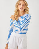 Lilly x Saint James Minquidame Tee, Azure-Lilly Pulitzer