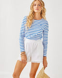 Lilly x Saint James Minquidame Tee, Azure-Lilly Pulitzer