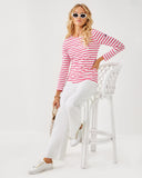 Lilly x Saint James Minquidame Tee, Rose-Lilly Pulitzer