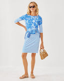 Lilly x Saint James Propriano Dress, AZURE-Lilly Pulitzer