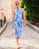 Lilly x Saint James Maxine Maxi Dress, AZURE-Lilly Pulitzer
