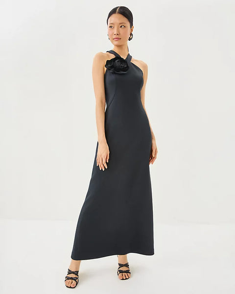 Gianna Maxi Dress, Noir-Lilly Pulitzer