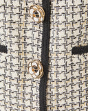 Kalara Boucle Jacket, Coconut Lurex Houndstooth Boucle-Lilly Pulitzer