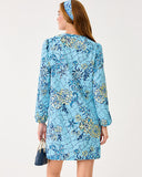 Ensley UPF 50+ Dress, Bellevue Blue-Lilly Pulitzer