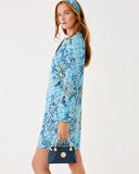 Ensley UPF 50+ Dress, Bellevue Blue-Lilly Pulitzer