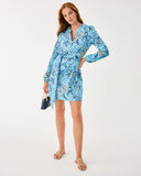 Ensley UPF 50+ Dress, Bellevue Blue-Lilly Pulitzer