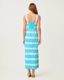 Davis Maxi Dress, Capri Blue-Lilly Pulitzer