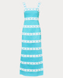 Davis Maxi Dress, Capri Blue-Lilly Pulitzer