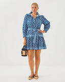 Drena Dress, Starlight Navy-Lilly Pulitzer