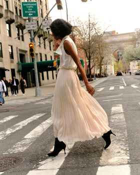 Cartolina Claudia Skirt, Ecru-Cartolina