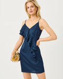 Delila Dress, Low Tide Navy-Lilly Pulitzer