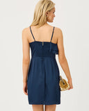 Delila Dress, Low Tide Navy-Lilly Pulitzer