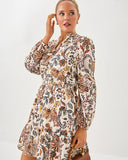 Axton Eyelet Dress, Coconut Take Meowt-Lilly Pulitzer