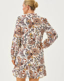 Axton Eyelet Dress, Coconut Take Meowt-Lilly Pulitzer