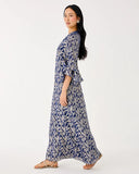 Bellina Silk Maxi caftan, Low Tide Navy-Lilly Pulitzer