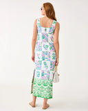 Dee Stretch Maxi Shift Dress - Multi Sunny Dee Patch Engineered Woven-Lilly Pulitzer