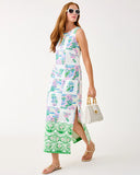 Dee Stretch Maxi Shift Dress - Multi Sunny Dee Patch Engineered Woven-Lilly Pulitzer
