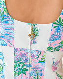 Dee Stretch Maxi Shift Dress - Multi Sunny Dee Patch Engineered Woven-Lilly Pulitzer