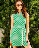 Catarina Ruffle Dress, Bamboo Green-Lilly Pulitzer