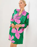 Irella Caftan Dress - Kitts Green Oversized Sunset Shadows-Lilly Pulitzer