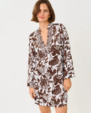 Irella Caftan Dress, Resort White