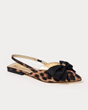 Brit Leopard Bow Slingback, Multi Leopard Faille Accessories-Lilly Pulitzer