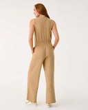 Amore UPF 50+ Jumpsuit, Heathered Iced Latte-Lilly Pulitzer