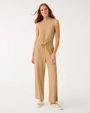 Amore UPF 50+ Jumpsuit, Heathered Iced Latte-Lilly Pulitzer