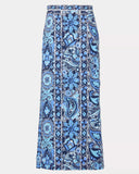 Sanders Maxi Skirt,  Low Tide Navy The Casbah Engineered Skirt