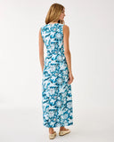 ClaraJane Stretch Maxi Shidt Dress, Bellavue Blue Lilly Gulls-Lilly Pulitzer