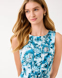 ClaraJane Stretch Maxi Shidt Dress, Bellavue Blue Lilly Gulls-Lilly Pulitzer
