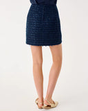 Kels Boucle Mini Skirt, Low Tide Navy-Lilly Pulitzer