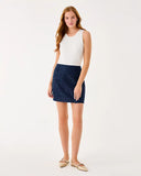 Kels Boucle Mini Skirt, Low Tide Navy-Lilly Pulitzer