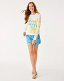 Kelsa Sweater, Resort White Stay Sunny Embroidery-Lilly Pulitzer