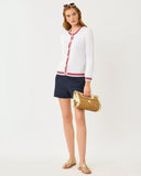 Brockton Crew Neck Cardigan, Resort White X Paradise Punch-Lilly Pulitzer