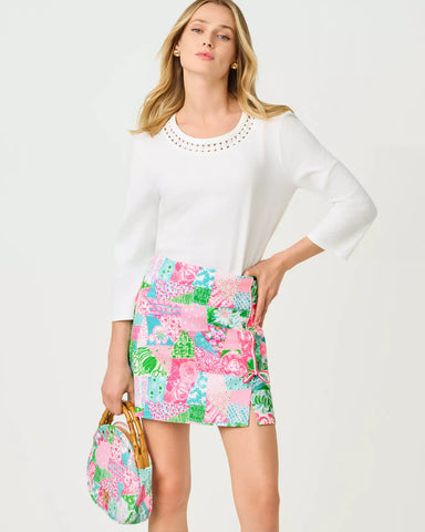 La Costa Mini Skort, Crazy Quilt Multi-Lilly Pulitzer