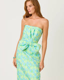 Tiernan Maxi Dress, Capri Blue Tulip Tango Jacquard-Lilly Pulitzer