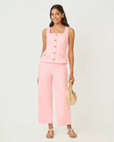 Sarissa Crop Pant, Pink Muse-Lilly Pulitzer