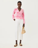 Sarissa Crop Pant, Resort White-Lilly Pulitzer