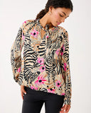 Alinta Long Sleeve Top, Rutabaga El Morocco-Lilly Pulitzer