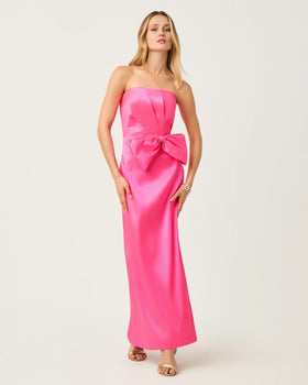 Tiernan Strapless Stretch Maxi Dress, Cherry Blossom PInk-Lilly Pulitzer