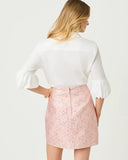 The Bubble Sleeve Lilly Shirt, Resort White-Lilly Pulitzer