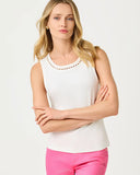 Vanna Knit Top, Resort White-Lilly Pulitzer