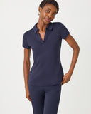 Frida Scallop Polo, True Navy-Lilly Pulitzer