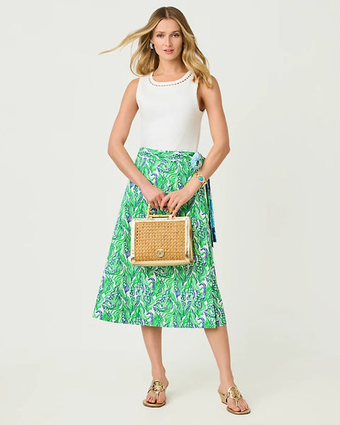 Constance Reversible Midi, Putting Green Lilly Of The Valley-Lilly Pulitzer