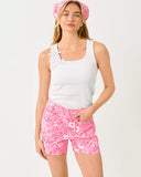 Arica Knit Top, Resort White-Lilly Pulitzer