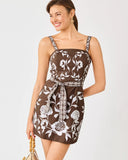 Muireann Skirted Romper, Coco Beach