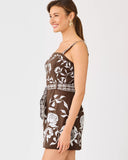 Muireann Skirted Romper, Coco Beach